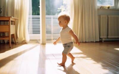 A quel âge un bébé commence à marcher ?