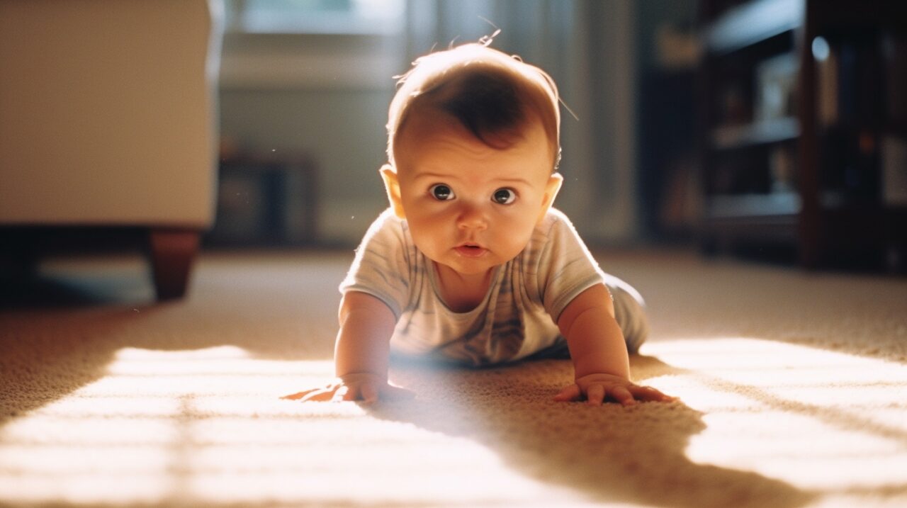 A quel âge bébé rampe Quand sont les premiers déplacements d