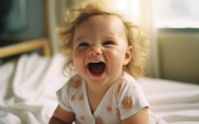 Quand sont les premiers rires d’un bébé ?