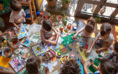 Art et Collage : Techniques mixtes pour petits artistes en herbe