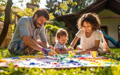 Peinture à Doigts : Exprimez la créativité en famille avec ces techniques