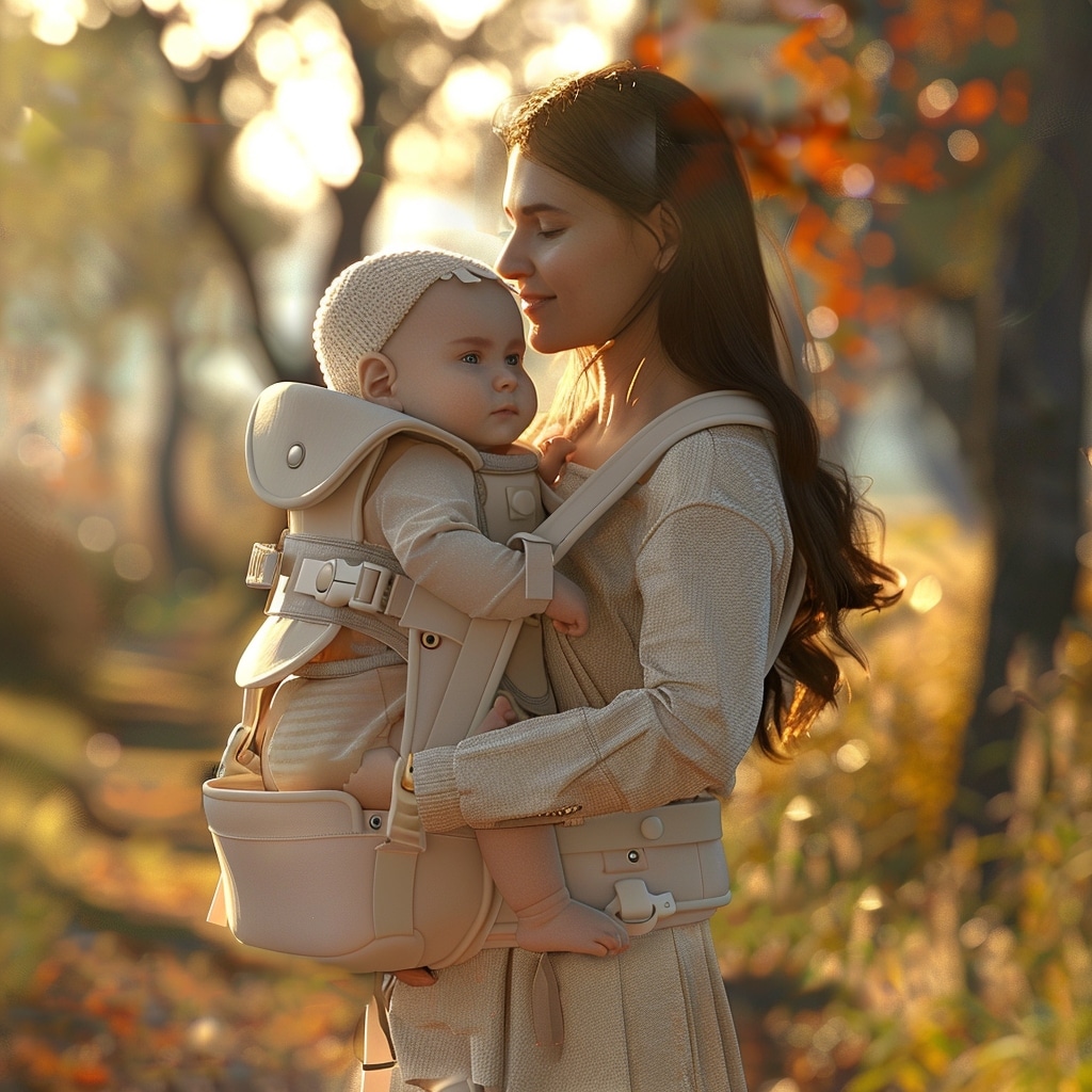 Porte-Bébé Ergonomique : Balades et câlins- choisissez le confort pour vous et bébé !