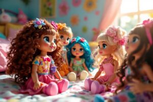 Apprendre en jouant : le rôle éducatif des poupées et accessoires